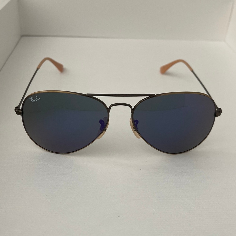 Ray-Ban RB3025 Aviator Large Metal Unisex 167/1M 58-14 Sunglasses Made In Italy